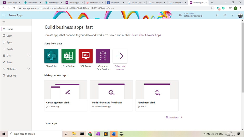 Modify SharePoint List Into Power Apps Form